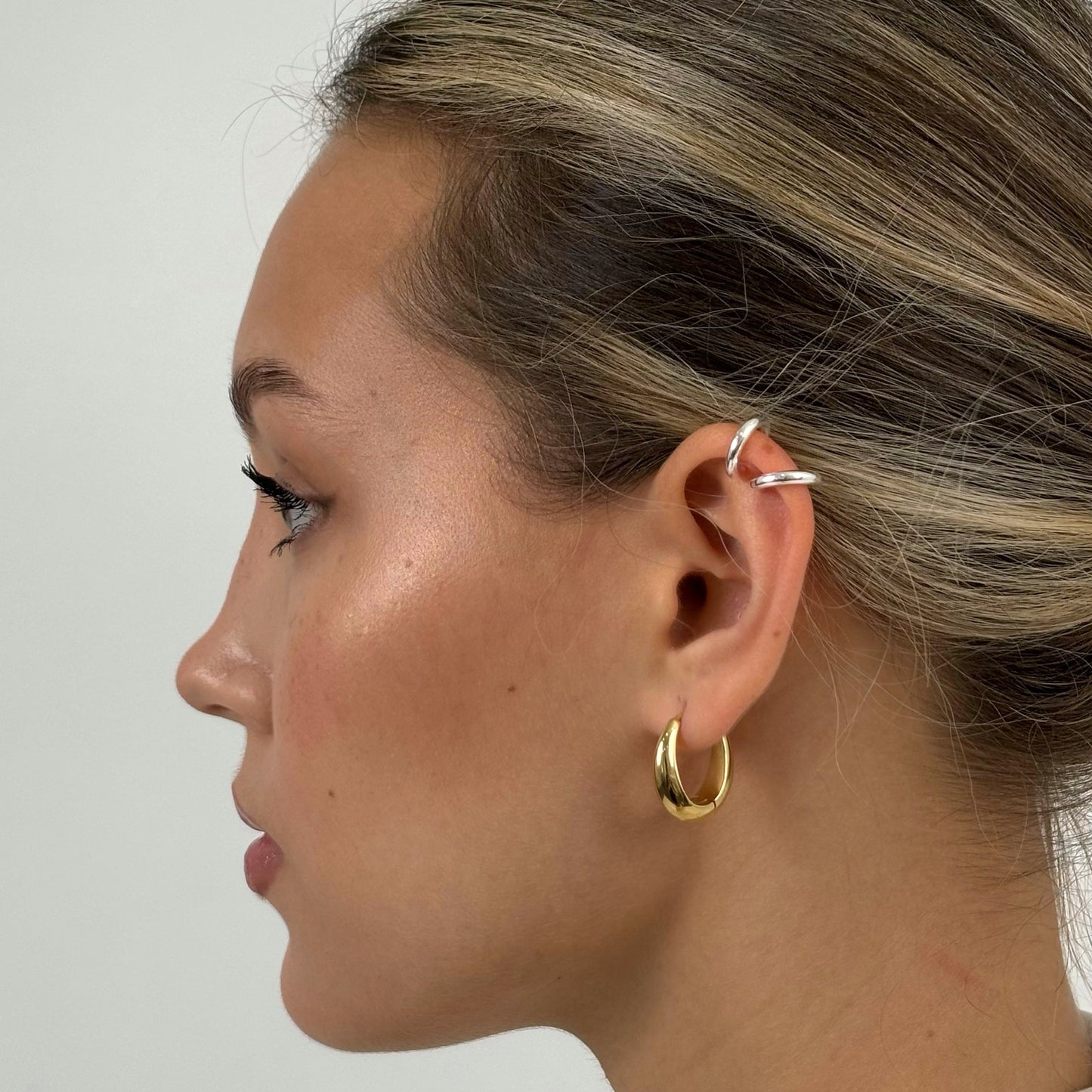 ROUND EAR CUFF SET