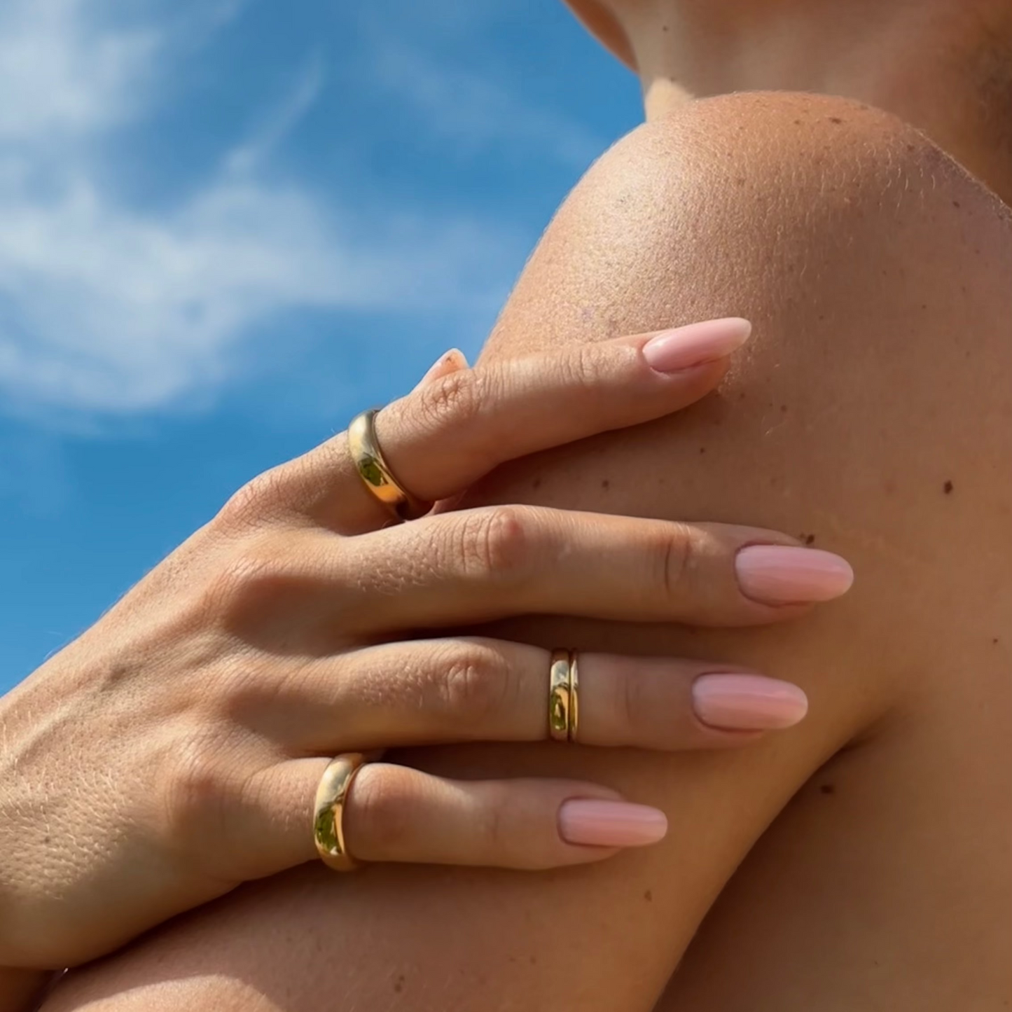 MIDI RING SET (gold plated)